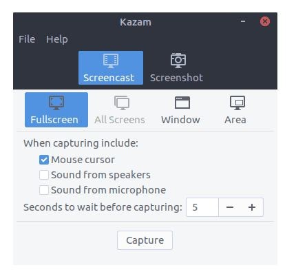Kazam Screen Recorder Download