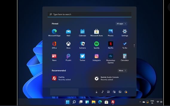 Windows 11 Taskbar